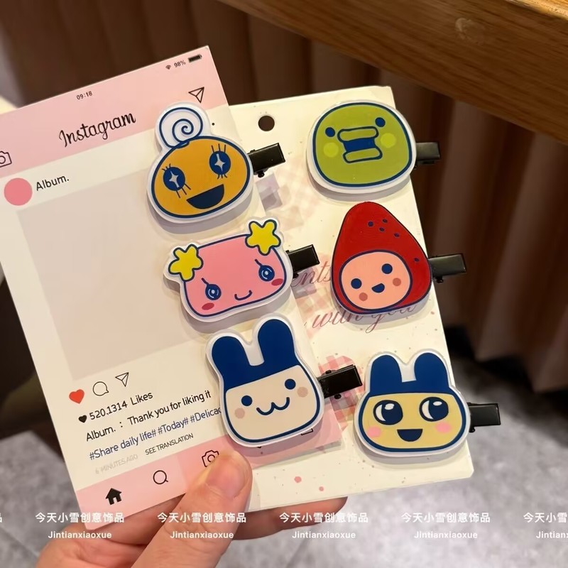 Tamagotchi Series Hairpin Cart - Tech Hair Accessories ulasan dan harga