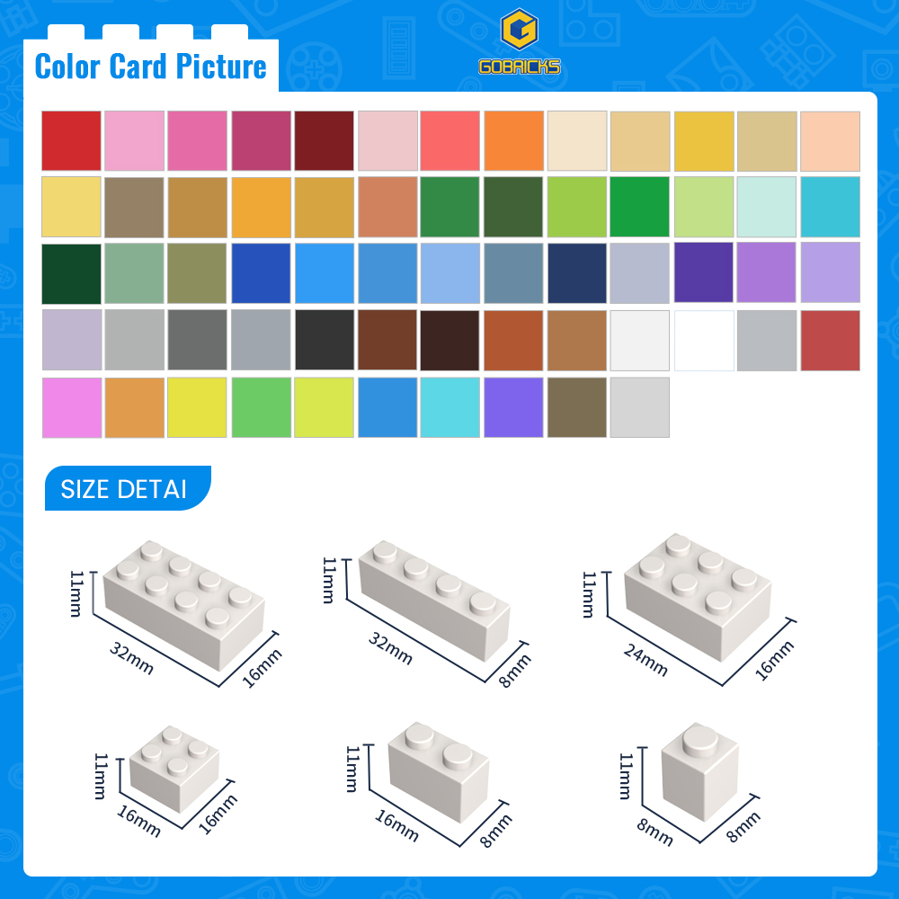 Gobricks 50pcs 3001 MOC Access - X Tech Accessories ulasan dan harga