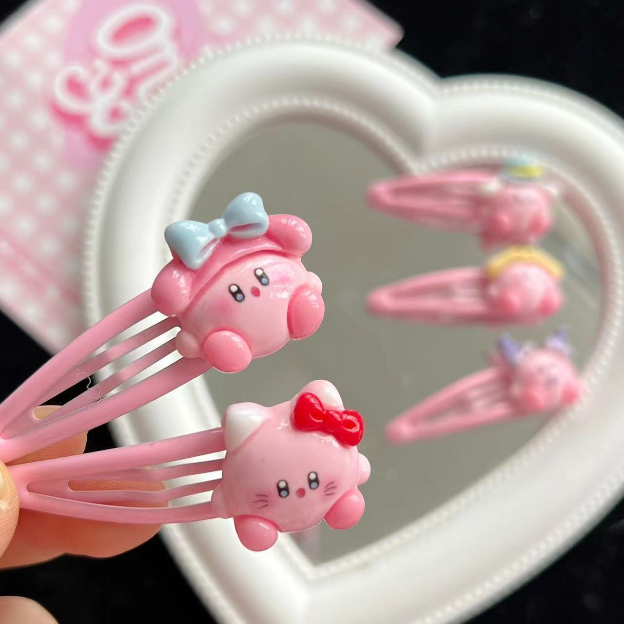 1~10pcs Cute Kirby BB Hair Cli - Tech Hair Accessories ulasan dan harga