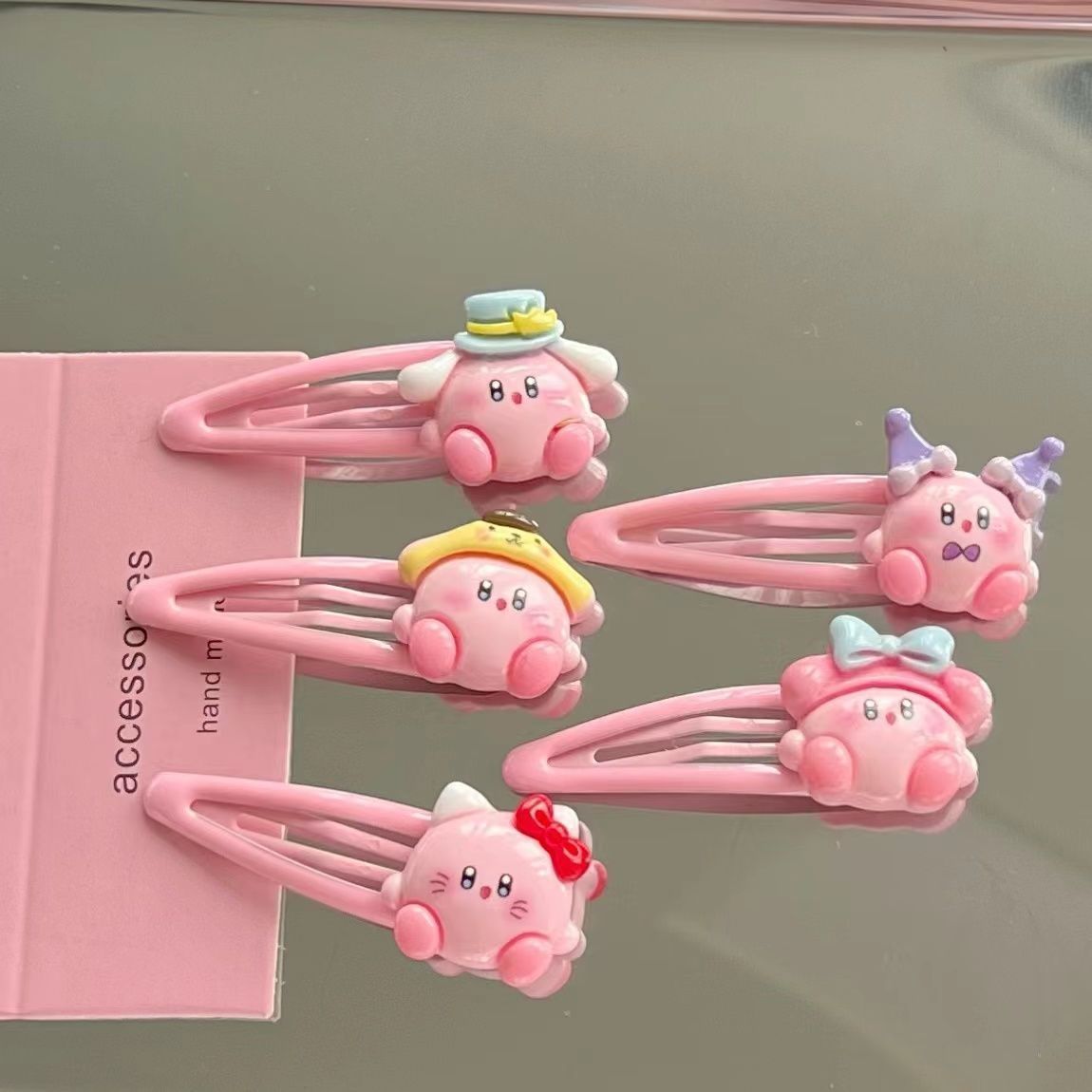 1~10pcs Cute Kirby BB Hair Cli - Tech Hair Accessories ulasan dan harga