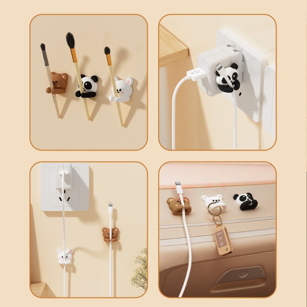 Strong Adhesive Self-Adhesive  - Desk Cable Clip ulasan dan harga