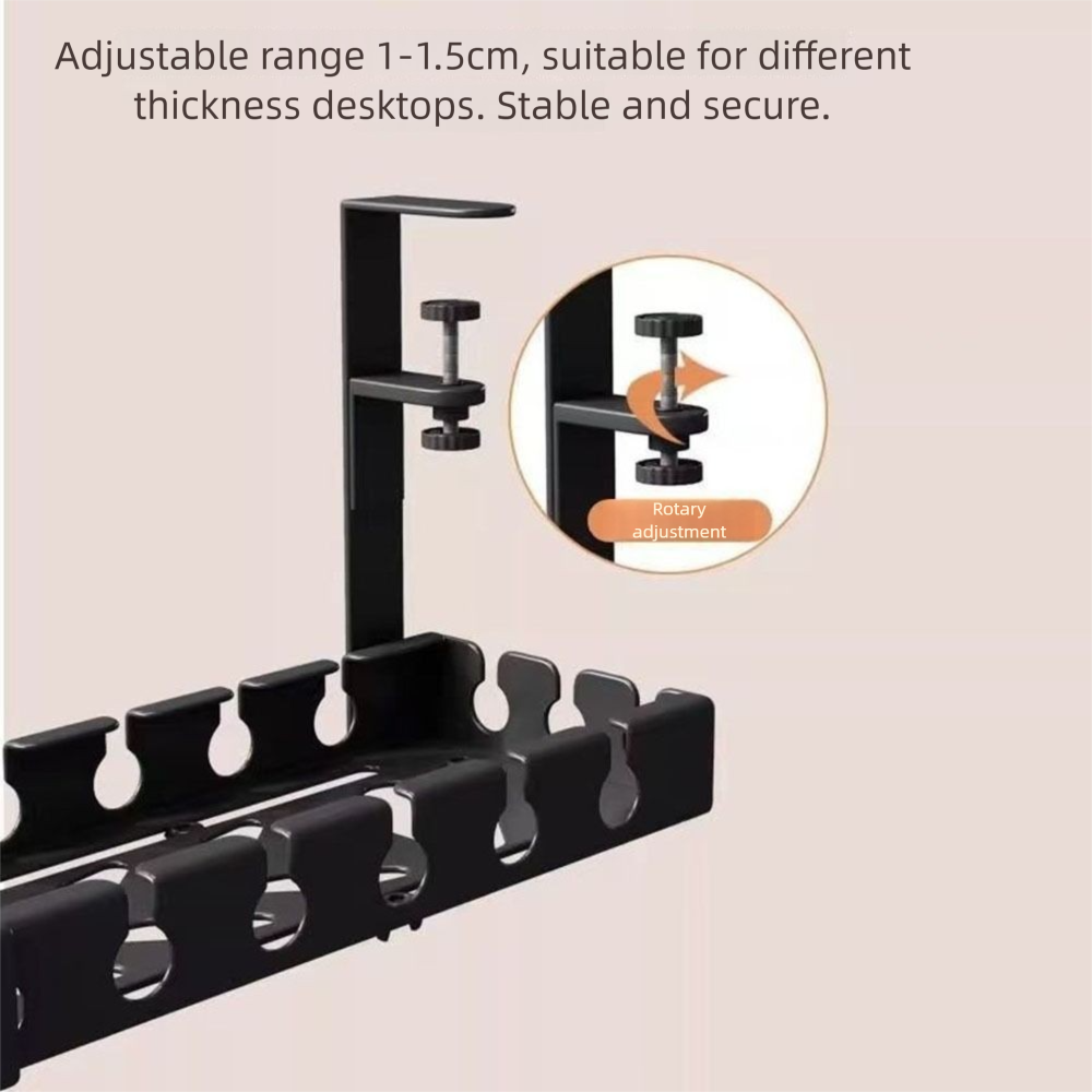 Extendable Under Desk Cable Ma - Desk Cable Clip ulasan dan harga