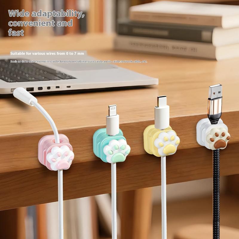 Desktop Cute Cable Organizers  - Desk Cable Clip ulasan dan harga