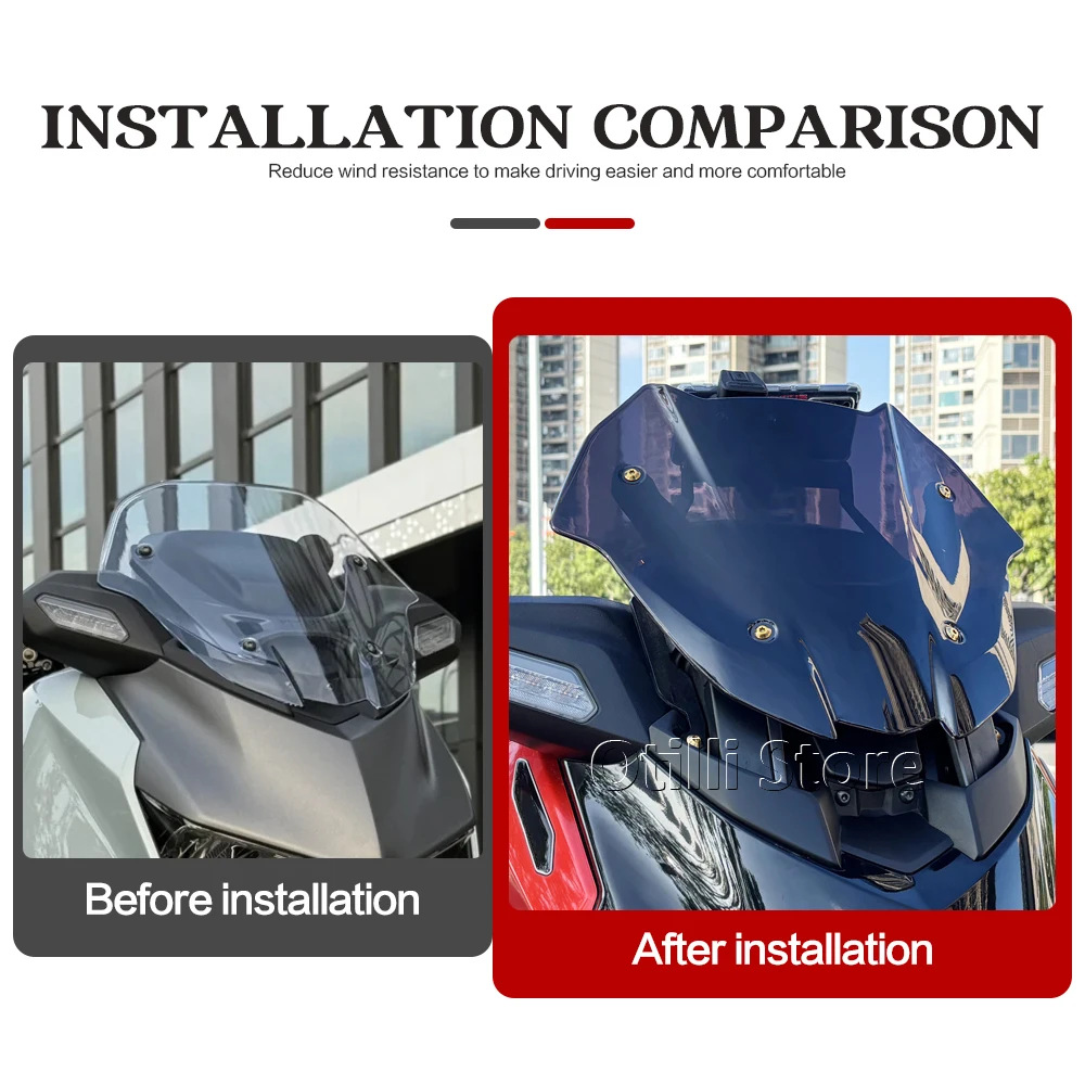Windscreen For YAMAHA X-MAX 30 - X Tech Accessories ulasan dan harga