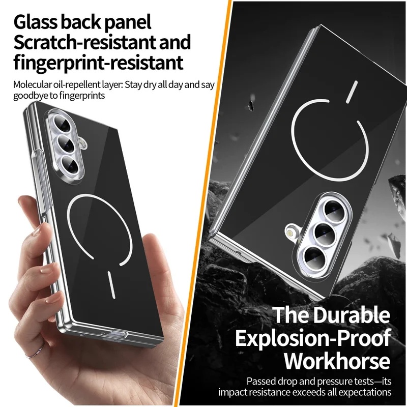 Glass Magnetic Folding Phone C - Tech Accessories Wholesale ulasan dan harga