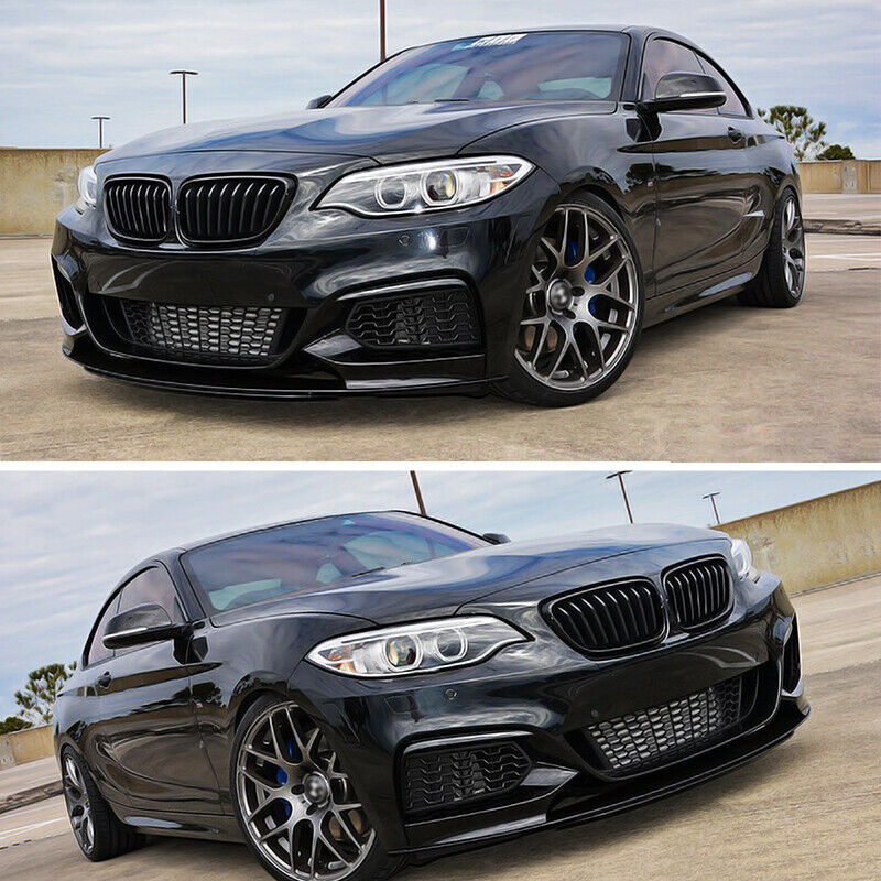 Gloss Black Front Bumper Lip F - Tech Accessories Designer ulasan dan harga