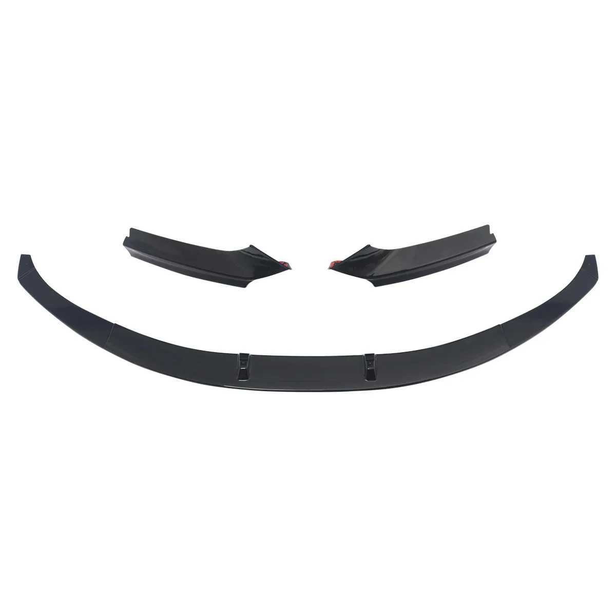 Gloss Black Front Bumper Lip F - Tech Accessories Designer ulasan dan harga